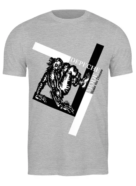 Заказать мужскую футболку в Москве. Футболка классическая Depeche Mode / Shake the Disease от OEX design - готовые дизайны и нанесение принтов.