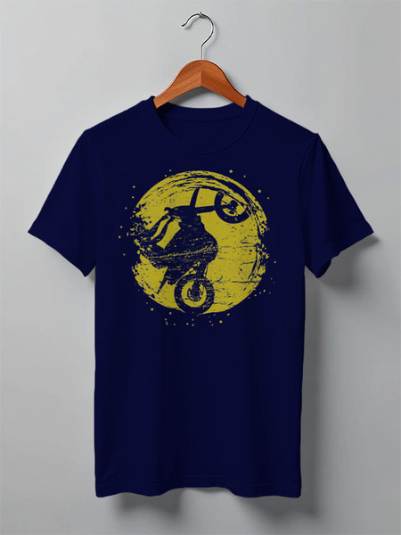 Заказать мужскую футболку в Москве. Футболка классическая Rider от oneredfoxstore@gmail.com - готовые дизайны и нанесение принтов.