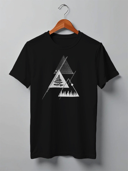 Заказать мужскую футболку в Москве. Футболка классическая Forest Fern от oneredfoxstore@gmail.com - готовые дизайны и нанесение принтов.