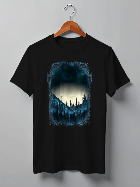 Заказать мужскую футболку в Москве. Футболка классическая Ski Ride от oneredfoxstore@gmail.com - готовые дизайны и нанесение принтов.