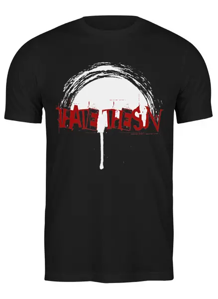 Заказать мужскую футболку в Москве. Футболка классическая I Hate The Sun от oneredfoxstore@gmail.com - готовые дизайны и нанесение принтов.