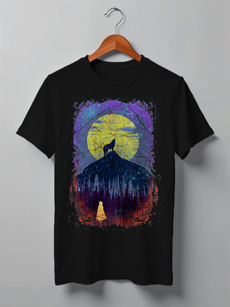 Заказать мужскую футболку в Москве. Футболка классическая Animals от oneredfoxstore@gmail.com - готовые дизайны и нанесение принтов.