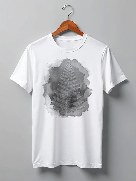 Заказать мужскую футболку в Москве. Футболка классическая Fern Fog от oneredfoxstore@gmail.com - готовые дизайны и нанесение принтов.
