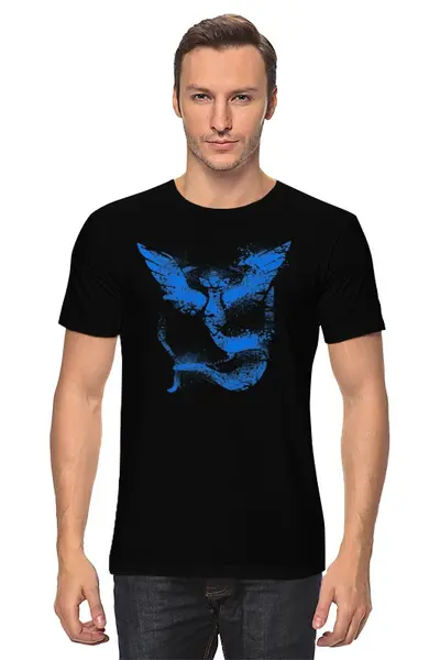 Заказать мужскую футболку в Москве. Футболка классическая Team Mystic от printik - готовые дизайны и нанесение принтов.