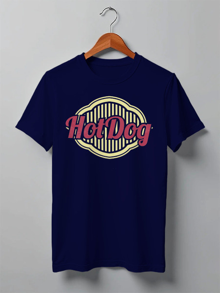 Заказать мужскую футболку в Москве. Футболка классическая Burgers от oneredfoxstore@gmail.com - готовые дизайны и нанесение принтов.