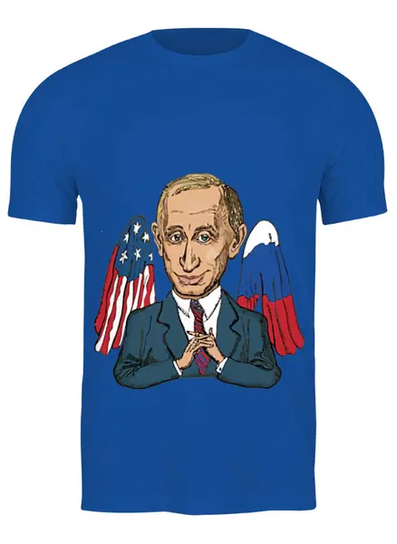Заказать мужскую футболку в Москве. Футболка классическая Mr President от ladygaga - готовые дизайны и нанесение принтов.