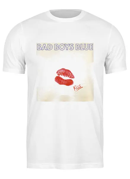 Заказать мужскую футболку в Москве. Футболка классическая Bad Boys Blue от Fedor - готовые дизайны и нанесение принтов.