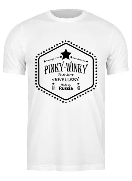 Заказать мужскую футболку в Москве. Футболка классическая Без названия от Pinky-Winky - готовые дизайны и нанесение принтов.