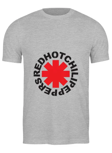 Заказать мужскую футболку в Москве. Футболка классическая Red Hot Chili Peppers от BURNSHIRTS - готовые дизайны и нанесение принтов.