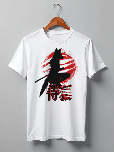 Заказать мужскую футболку в Москве. Футболка классическая Killa Fox от oneredfoxstore@gmail.com - готовые дизайны и нанесение принтов.