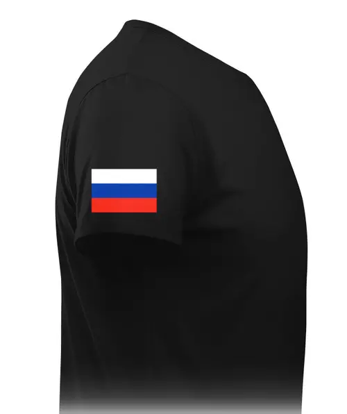 Заказать мужскую футболку в Москве. Футболка классическая Russia от Mike Mike - готовые дизайны и нанесение принтов.
