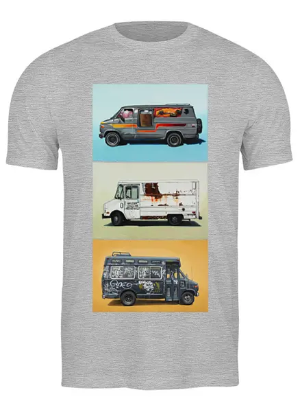 Заказать мужскую футболку в Москве. Футболка классическая CAR   от CoolDesign - готовые дизайны и нанесение принтов.