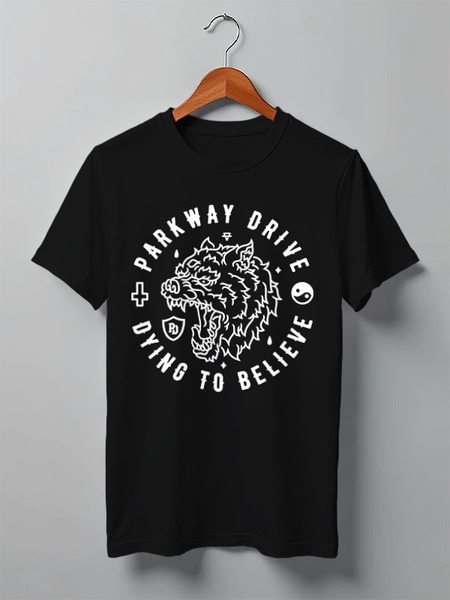 Заказать мужскую футболку в Москве. Футболка классическая Parkway Drive от geekbox - готовые дизайны и нанесение принтов.