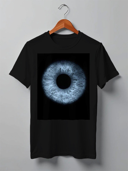 Заказать мужскую футболку в Москве. Футболка классическая Blue eye от Виктор Аксёнов - готовые дизайны и нанесение принтов.