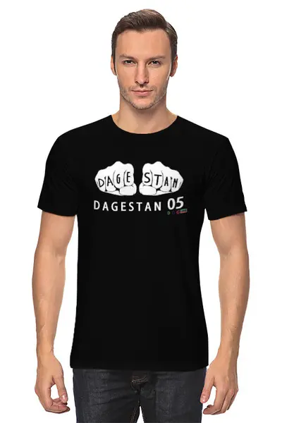 Заказать мужскую футболку в Москве. Футболка классическая Футболка "DAGESTAN" от Re  Tyan - готовые дизайны и нанесение принтов.