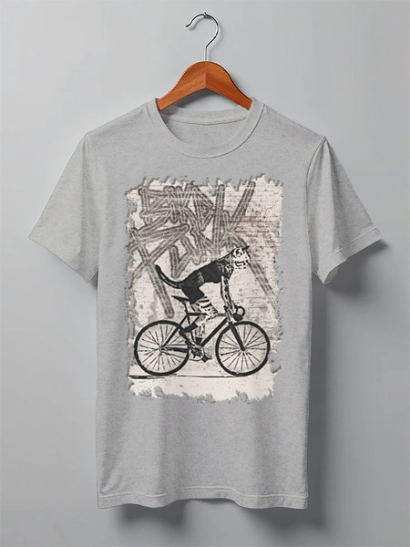 Заказать мужскую футболку в Москве. Футболка классическая Cat Bike Punk от oneredfoxstore@gmail.com - готовые дизайны и нанесение принтов.