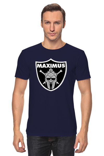 Заказать мужскую футболку в Москве. Футболка классическая Maximus от skynatural - готовые дизайны и нанесение принтов.