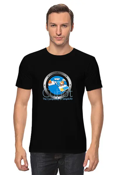Заказать мужскую футболку в Москве. Футболка классическая Cubot от THE_NISE  - готовые дизайны и нанесение принтов.