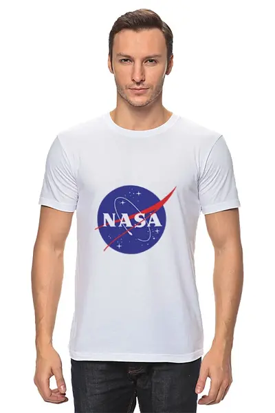 Заказать мужскую футболку в Москве. Футболка классическая Без названия от The Spaceway  - готовые дизайны и нанесение принтов.