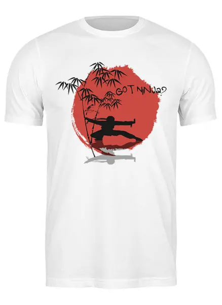 Заказать мужскую футболку в Москве. Футболка классическая Japan от oneredfoxstore@gmail.com - готовые дизайны и нанесение принтов.