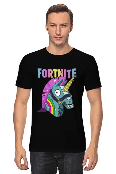 Заказать мужскую футболку в Москве. Футболка классическая FORTNITE от geekbox - готовые дизайны и нанесение принтов.