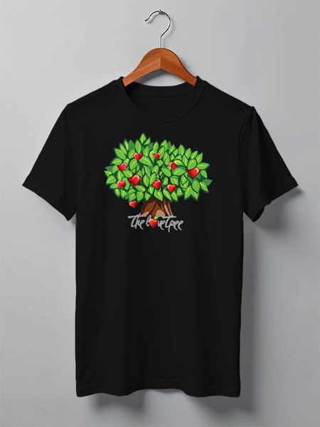 Заказать мужскую футболку в Москве. Футболка классическая iCalistini The Love Tree Дерево Любви от iCALISTIni - готовые дизайны и нанесение принтов.