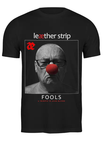 Заказать мужскую футболку в Москве. Футболка классическая Leæther Strip / Fools от OEX design - готовые дизайны и нанесение принтов.