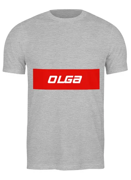 Заказать мужскую футболку в Москве. Футболка классическая Ольга от THE_NISE  - готовые дизайны и нанесение принтов.