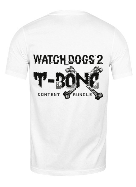 Заказать мужскую футболку в Москве. Футболка классическая WATCH DOGS от robus - готовые дизайны и нанесение принтов.