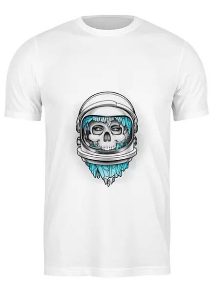 Заказать мужскую футболку в Москве. Футболка классическая Spaceman от Alex Remington - готовые дизайны и нанесение принтов.