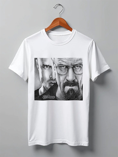 Заказать мужскую футболку в Москве. Футболка классическая Breaking Bad от foolbolka - готовые дизайны и нанесение принтов.