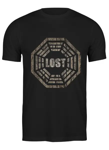 Заказать мужскую футболку в Москве. Футболка классическая Lost от Printio - готовые дизайны и нанесение принтов.