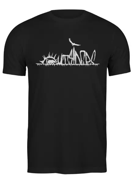 Заказать мужскую футболку в Москве. Футболка классическая Outsiders от oneredfoxstore@gmail.com - готовые дизайны и нанесение принтов.