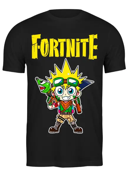 Заказать мужскую футболку в Москве. Футболка классическая FORTNITE от balden - готовые дизайны и нанесение принтов.