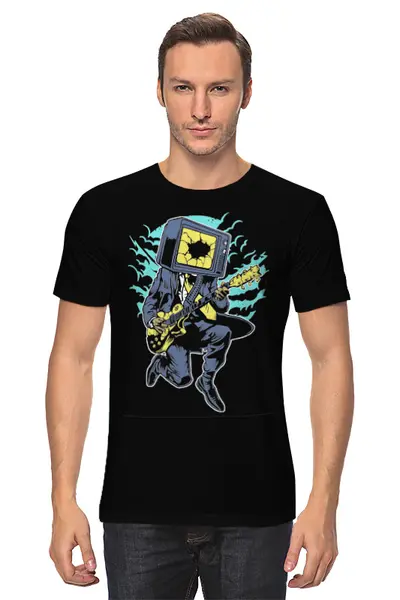 Заказать мужскую футболку в Москве. Футболка классическая Oldschool от oneredfoxstore@gmail.com - готовые дизайны и нанесение принтов.