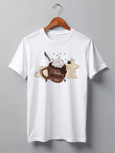 Заказать мужскую футболку в Москве. Футболка классическая Burgers от oneredfoxstore@gmail.com - готовые дизайны и нанесение принтов.
