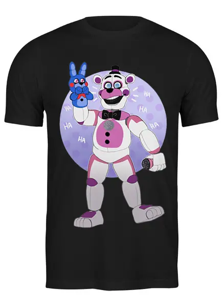 Заказать мужскую футболку в Москве. Футболка классическая Five Nights at Freddy’s от weeert - готовые дизайны и нанесение принтов.