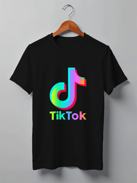 Заказать мужскую футболку в Москве. Футболка классическая TIK TOK (Tik Tok video) от vista12761@rambler.ru - готовые дизайны и нанесение принтов.