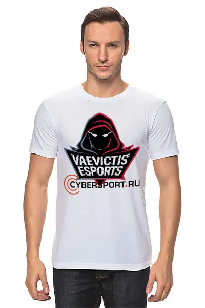 Заказать мужскую футболку в Москве. Футболка классическая VAEVICTIS ESPORTS от robus - готовые дизайны и нанесение принтов.