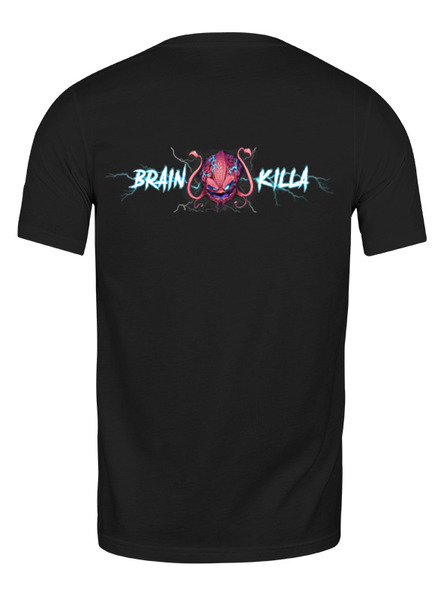 Заказать мужскую футболку в Москве. Футболка классическая merch brainkilla от Paul Paul - готовые дизайны и нанесение принтов.