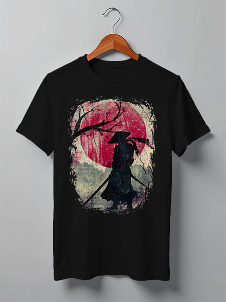 Заказать мужскую футболку в Москве. Футболка классическая Japan от oneredfoxstore@gmail.com - готовые дизайны и нанесение принтов.
