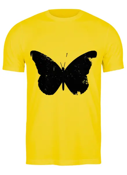 Заказать мужскую футболку в Москве. Футболка классическая Бабочка от Roma Mesina - готовые дизайны и нанесение принтов.