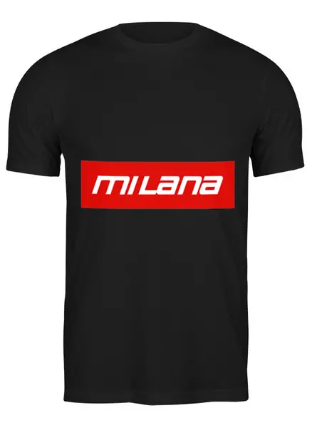 Заказать мужскую футболку в Москве. Футболка классическая Milana от THE_NISE  - готовые дизайны и нанесение принтов.
