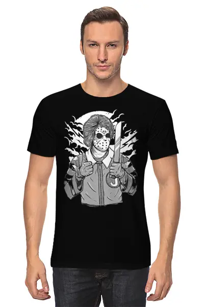 Заказать мужскую футболку в Москве. Футболка классическая Oldschool от oneredfoxstore@gmail.com - готовые дизайны и нанесение принтов.