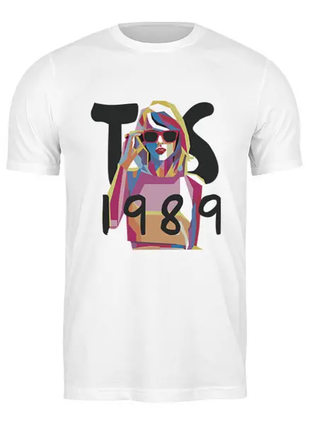 Заказать мужскую футболку в Москве. Футболка классическая Taylor Swift  от cherdantcev - готовые дизайны и нанесение принтов.