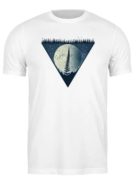 Заказать мужскую футболку в Москве. Футболка классическая Fern Space от oneredfoxstore@gmail.com - готовые дизайны и нанесение принтов.