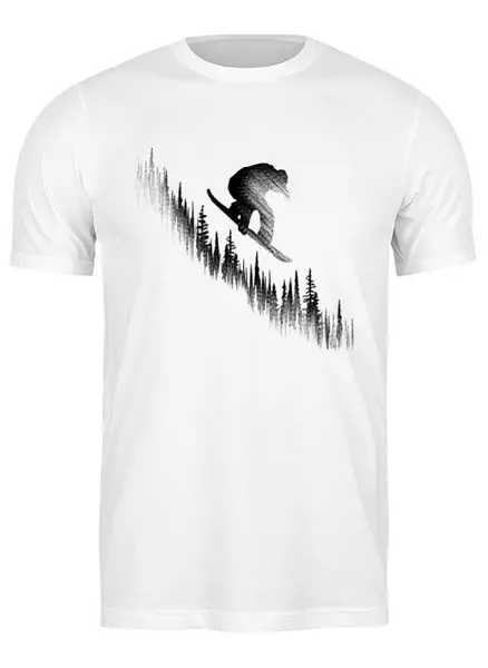 Заказать мужскую футболку в Москве. Футболка классическая Forest Rider от oneredfoxstore@gmail.com - готовые дизайны и нанесение принтов.