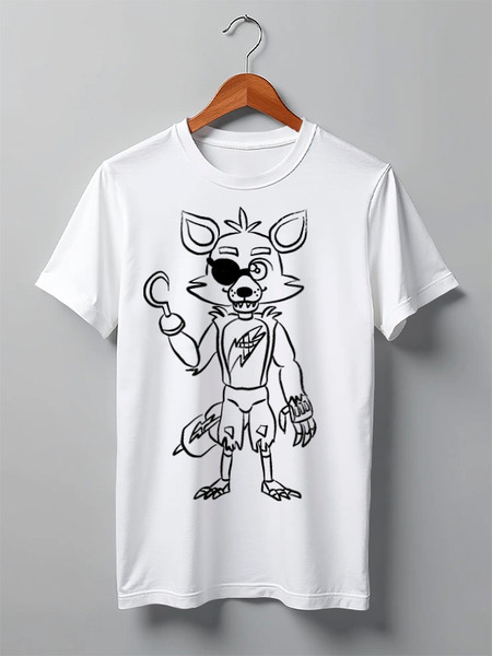 Заказать мужскую футболку в Москве. Футболка классическая Five Nights At Freddy's от vista12761@rambler.ru - готовые дизайны и нанесение принтов.