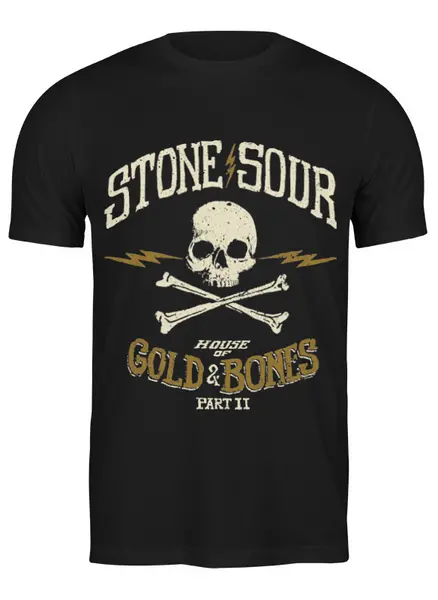 Заказать мужскую футболку в Москве. Футболка классическая  Stone Sour от geekbox - готовые дизайны и нанесение принтов.