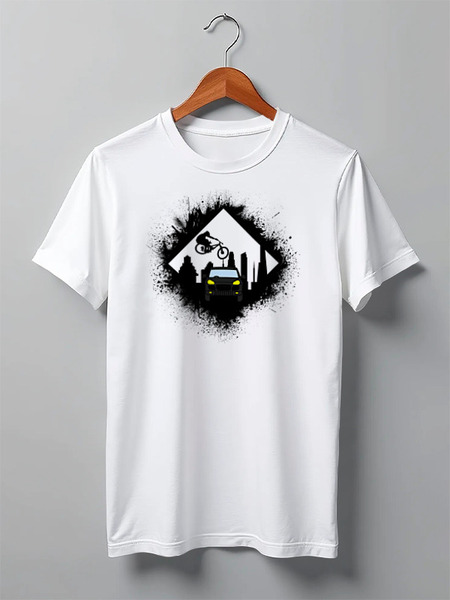 Заказать мужскую футболку в Москве. Футболка классическая Street Ride от oneredfoxstore@gmail.com - готовые дизайны и нанесение принтов.
